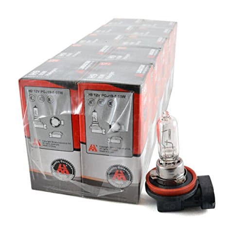 10 x Halogen lamp Bulbs 12 V Bulb 10 x H9 65 W PGJ19-5 Transparent Low Beam High Beam for Kawasaki Motorcycles Ninja/VN/ZZ R