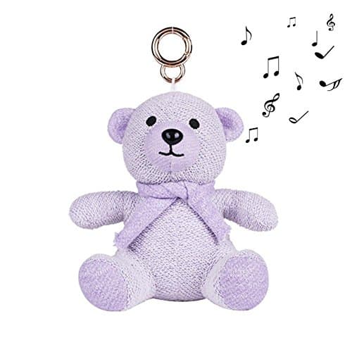 Cute Portable Bluetooth Bear Speaker 6.7 Inches / Wireless Speaker / Mini Rechargeable Speaker (Purple) - An Ideal Gift for All Occasions!