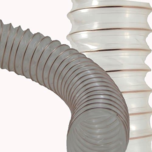 Polyurethane flame retardant suction hose with steel wire insert, 40 mm - 400 mm, per metre
