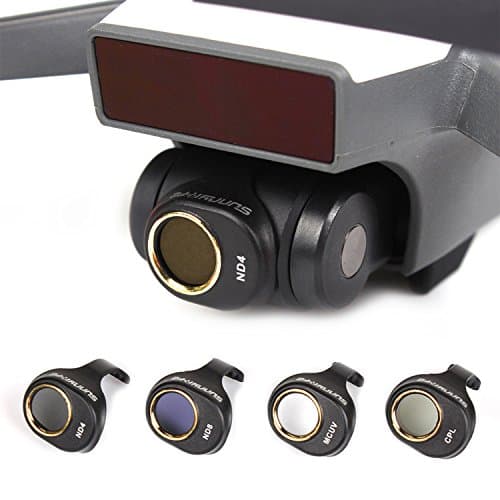 4 Packs Lens Filter Set For DJI Spark Multi-Layer Coating Films MCUV CPL ND4 ND8 Camera Filters - CreaTion