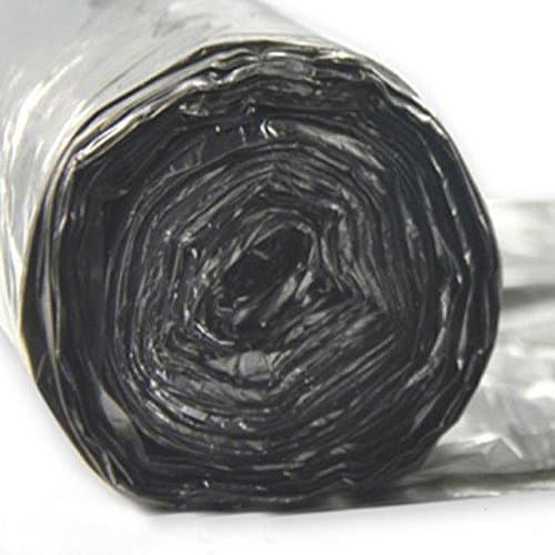 50 Bags/Roll Disposable Waste Bin Liners Bin Bags Garbage Trash Waste Bags (Black)