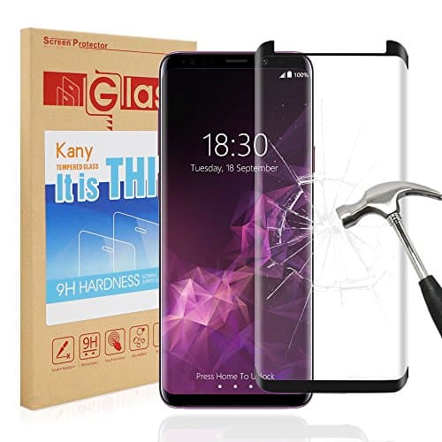Kany Samsung Galaxy S9 Screen Protector, 0.25 mm 9H Hard Glass Protective Foil Display Protective Glass for Samsung Galaxy S9