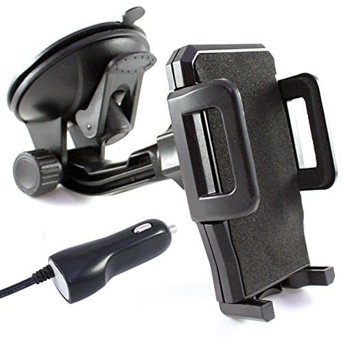 Car Kit for Samsung Galaxy S8 / S8 Plus / A5 2017 / A3 2017 / Car Windscreen Car Mount Suction Holder + Compatible Car Charging Cable Type C 2700 mAh