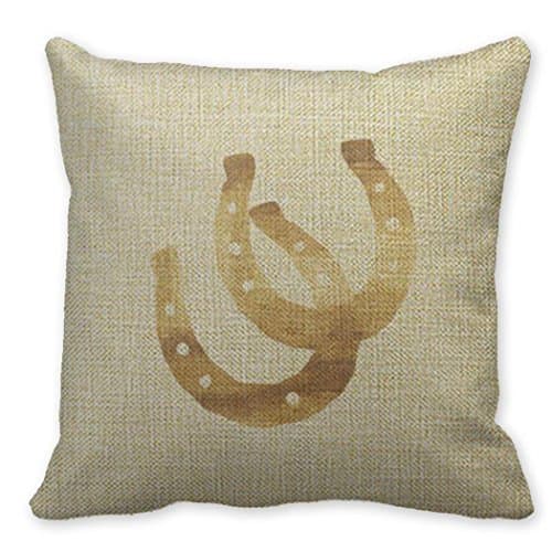 Pillowcase Sizes Horseshoe Decorative Linen Pillowcases Rustic