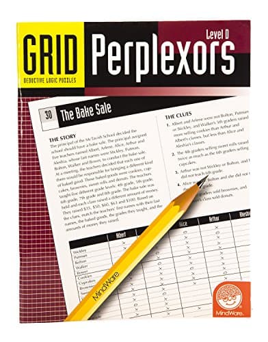Green Board Games Mindware - Grid Perplexors Level D