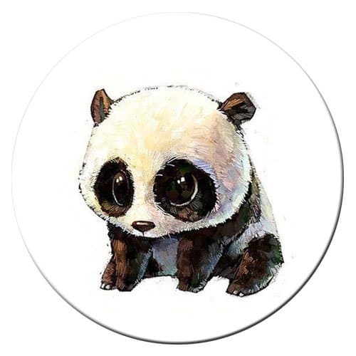 360 degree rotation Multi-function Cell Phone Holder Pop cellular phone bracket Socket Universal Expanding Stand Grip hands Mount for Smartphones,Tablets,(Panda)animal color