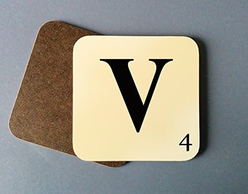 Individual Letter Coaster - Scrabble Tile Inspired Design - Monogram/Personalised (