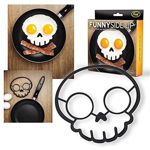 SMCTCRED 1PCS Skull Egg Shaper Silicone Omelette Mold Cooking Tools Kitchen Gadgets