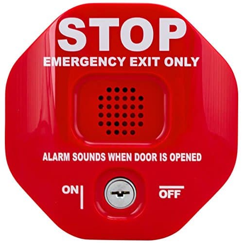 Exit Stopper for double doors standard, Colour - Red