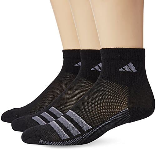 Agron SocksMen's Climacool Superlite Stripe 3-Pack Quarter Sock (Pack of 3)