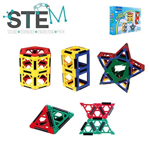 Klikko model building set - 105 pieces - Ages 5 + Engineering Education Toy, Best gifts for boys and girls with brain training &amp; development/STEM concept learning