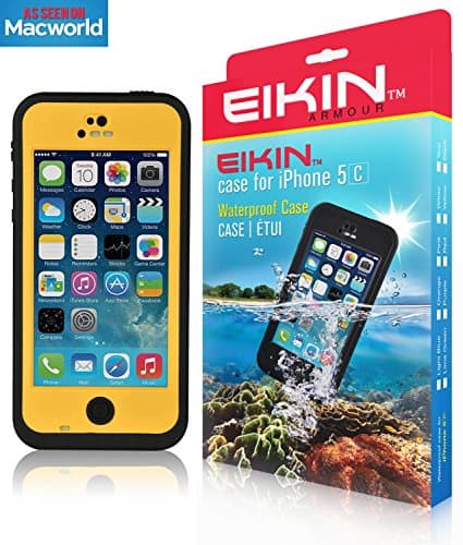 1# iphone 5C Waterproof Case Shell Slipcover Provides Protection Premium for Smartphone &amp; Screen. Waterproof Up To 3 Meters, Fully Sealed Power and Audio Connections. The Alternative To OtterBox Case and Life Proof Defender. Fits Apple, T-mobile, Vodafone, O2, Etc To Your Shooter iPhone and Keep Your Hard-Earned Money To Do Not Need To Spend On A New iphone Or Repairs. + Free Headphone Adapter. The Perfect Gift for Both Men and Women, Boys and Girls At Any Age.