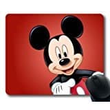 Gaming Mouse Pad, Red Mickey Personalized Mousepads Natural Eco Rubber Durable Design Computer Desk Stationery Accessories Gifts