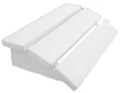 Sauna head wedge headrest