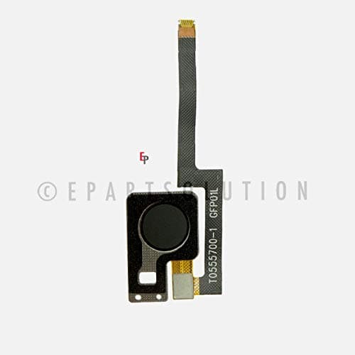 ePartSolution_Replacement Part for Google Pixel 3 XL G013C 6.3" (2018) Home Button Key Button Fingerprint Sensor Scanner Flex Cable Ribbon USA (Black)