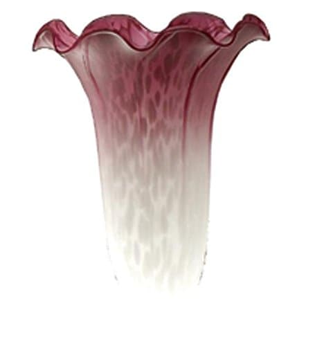 Meyda Tiffany 10159 Lighting, 4" Width x 6" Height, Pink/White