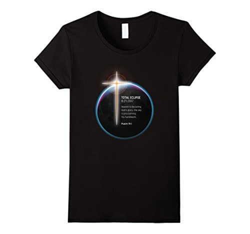Womens Total Solar Eclipse Summer August 21st 2017 T Shirt Small Black