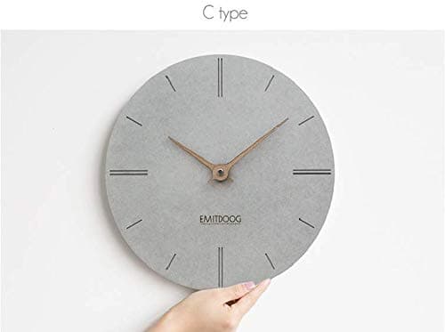 HDR "Wall-Clock Series Silence Modern Wall Clock Perfect for Home or Office - 12" Diameter (Type C)