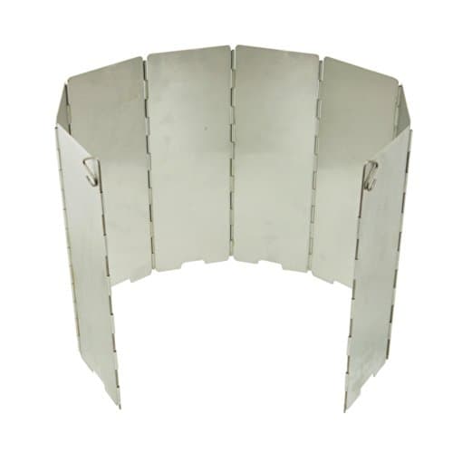 Outdoor 8 Pcs Wind Shield Stove Protector Cookware Backpacking Hiking Camping Picnic