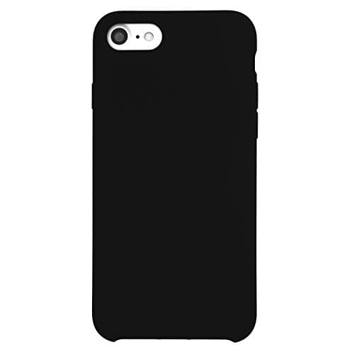 iPhone 8 / 7 Silicone Case (4.7"), Danbey, Charming Colorful, Matte Surface, Skin Feeling, Easy To Clean, for Apple iPhone 8 / 7 4.7-inch, D1217 (Silicone-Black)