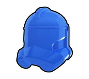 Blue Trooper Helmet - LEGO Compatible Piece
