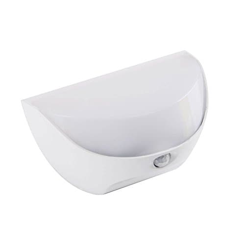 HKOO Motion Sensor LED Wall Night Light Waterproof Saving Bright Nightlight Lamp Bulb IP44 Rechargeable Enage for Bathroom Bedroom Kitchen Hallway Toillet Baby Room