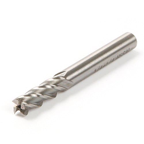 Letool 5pcs HSS CNC 4 Flute End Mill Cutter Milling Machine Cutter Drill Bit 1/4''x1/4''