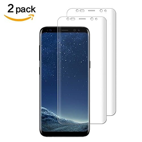 Screen Protector Galaxy S8 Plus,Marsult Tempered Glass Protective Cover Shield 9H Hardness 3D Curved Edge Touch Ultra Clear Anti-Scratch Steel Film for Samsung Galaxy S8 Plus (2 Pack-Clear)