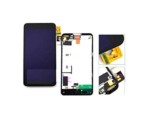 Mobile Rescue UK Replacement Full LCD Screen Touch Screen Digitizer LCD Display With Frame Bazel For Nokia Lumia 630 RM-976