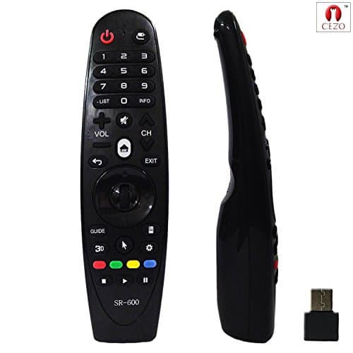CEZO Compatible Lg Magic Smart Remote Works With All Lg Samsung Sony Panasonic Philips Led Lcd Plasma And Smart Tv With 3D and Mouse Cursor&Scroll Function (No Coding Required)