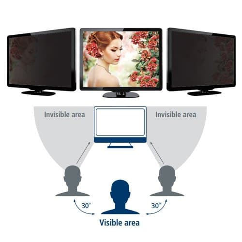 [Secret View] Anti-Glare and Scratch Privacy Filter Screen for LCD Monitors, Notebooks, and Laptops - bezel size 12.5"W9 (12.5 INCH WIDESCREEN 16:9), screen size (277 mm x 156 mm)