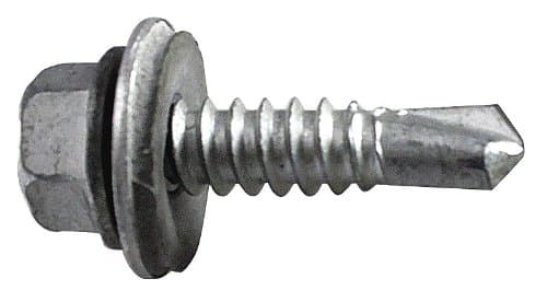 Hinge Screw, Self Driller, 1 In., PK24