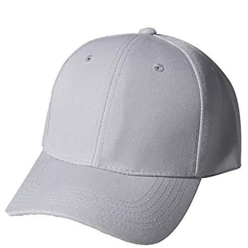 QML ( Junior, Infant ) Baseball Cap and Snapback ( 4 STYLES, Many COLORS ) (INFANT PLAIN, LIGHT GREY)