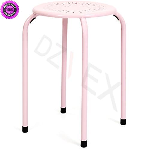 DzVeX 6-Pack Backless Round Top Metal Stools (Pink) And kitchen island bar stools bar stools costco bar stools for sale clearance bar stools swivel bar stools with backs counter height bar stool