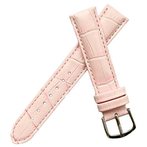 VODEUS Genuine Leather Crocodile Pattern Watch Band 22 mm 18mm Set of 1 Pcs #1