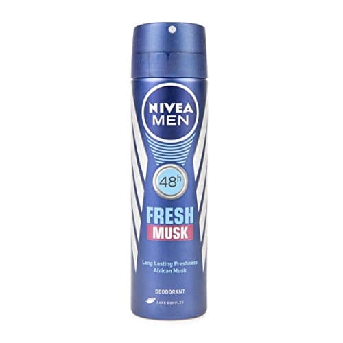Nivea 48h Fresh Musk Mens Spray Deoderant 150ml Imported from Germany