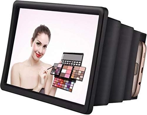 Frittle FU1 3D Foldable Box Shaped Magnifier Stand Screen Enlarger Compatible with All Smartphone Device (Random Colour)