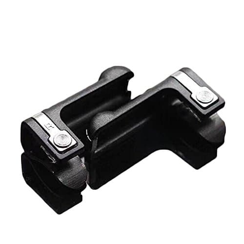 V6.0 1 Pair Mobile Game Fire Button Aim Key Joystick Smartphone Tablet Gaming Trigger L1R1 Shooter Controller PUBG (V6.0 Black)