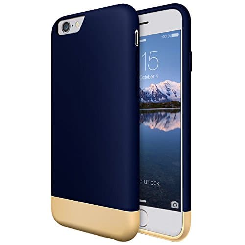 iPhone 6s Plus Case,iPhone 6 Plus Case, OliveIce Pristine Bond Series Slim Shock Slider Dual Absorption Layer Hard Case for iPhone 6 6s Plus (5.5 Inch) - Royal Blue