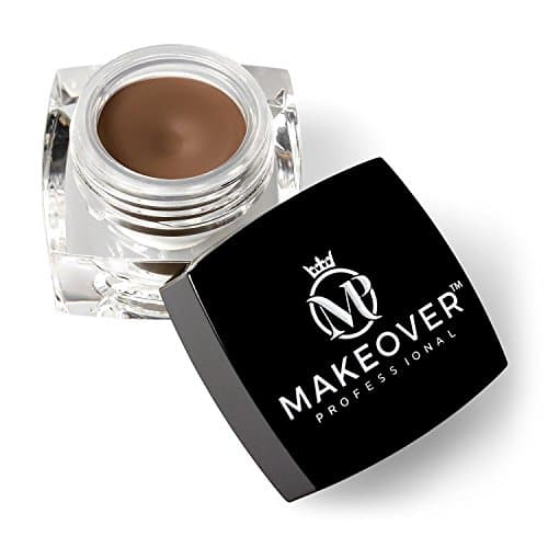 Eyebrow Pomade, by Makeover Professional - Premium Makeup to Create Your Desired Look - 0.14 Ounce (4.0g) (Soft Brown)