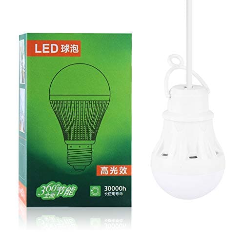 Portable White Camping Light Bulb 5 V 3 W Bulb 5 V 3 W LED Light Energy Saving Travel Walking