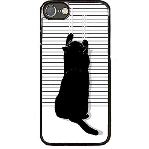 SEENPIN iPhone 7 plus Case,iPhone 7 plus Case 5.5" Black Cat Grab Wall Case for iPhone7 plus Case Fashion Case Cover For iPhone 7 plus 5.5inch