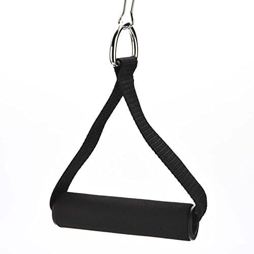 Fitness Training Equipment Exercise YOGA 1pair D Ring Pulldown Tricep Bank Rope Cable Handle V Bar Dip Resistance Exercise Gym Training Arms Strength Fitness Accessories By Gangnumsky