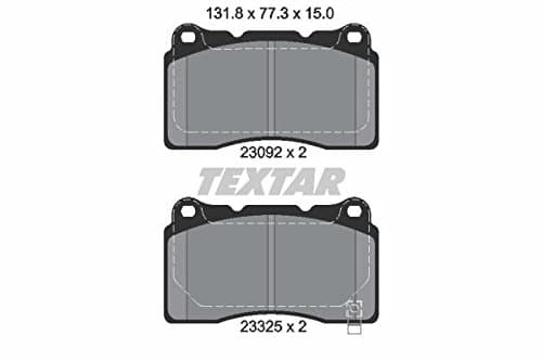 Textar 2309204 Brake Pad Set, disc brake