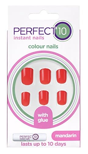 Eylure Perfect 10 Colour Nails, Mandarin