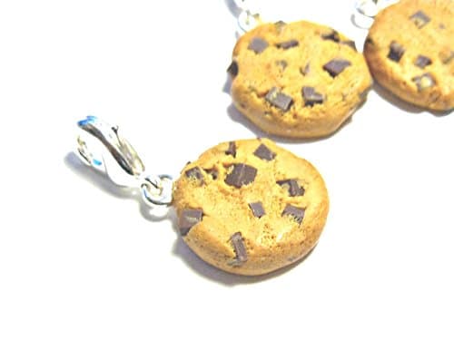 Chocolate Chip Cookie Charm - Tiny Food Jewelry