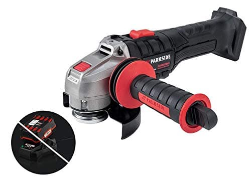 PARKSIDE Cordless Angle Grinder Performance X20V PWSAP 20 (brushless, Without Battery, Without Charger, in a Carrying case)
