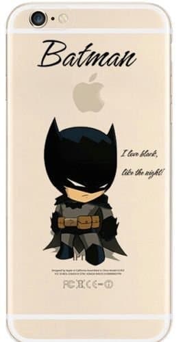 New Marvels Avenger Transparent Clear TPU Soft Case For Apple iPhone 7 Plus BATMAN