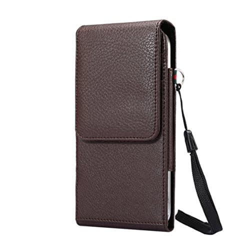 Belt Clip Case,Jaminer Coffee Universal Carrying Cell Phone Case Belt Clip Holster Pouch Mens Waist Pack For Smartphones , 6.3"