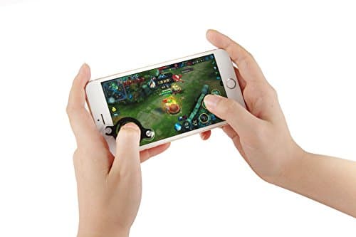 ZONYOR Mini Mobile Game Touch Screen Joystick Game Controller, For Iphone/IPad/ Samsung/HUAWEI, All Touch-Screen Smart Phones and Tablet PC-Black